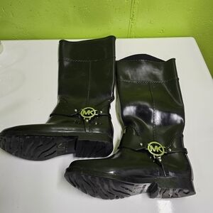 Michael Kors Glossy Black Boots